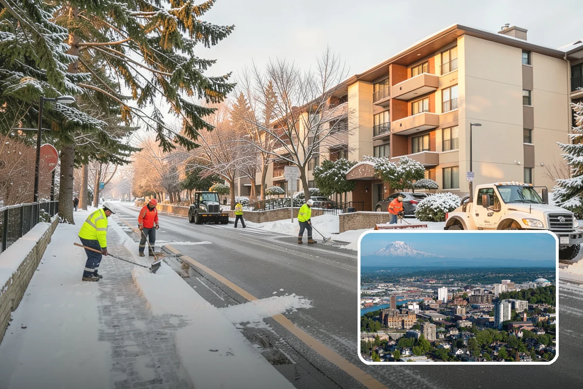 Downspout Ice Removal in Tacoma, Pierce County, WA - Restored roof drainage through cleared downspouts