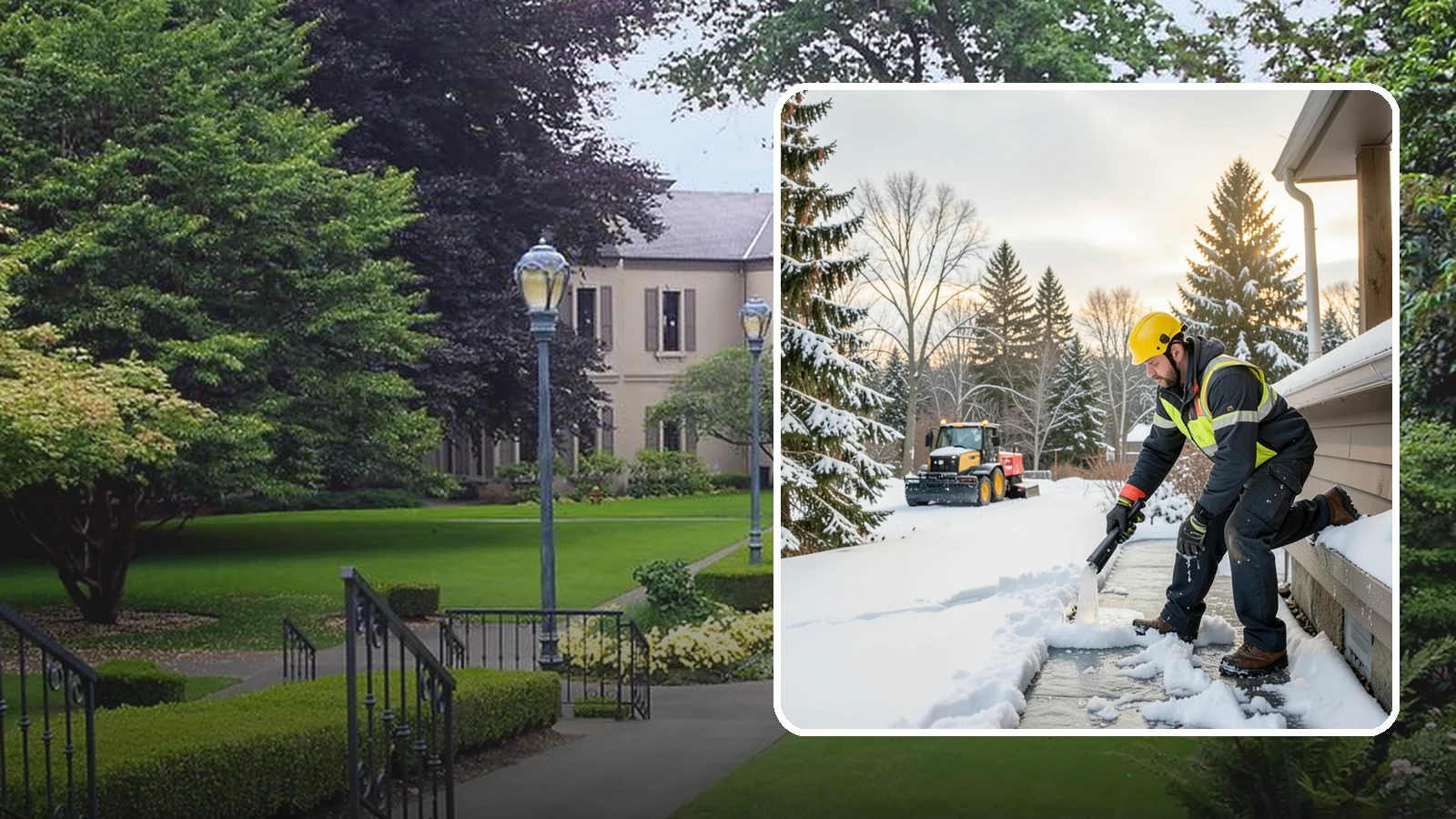 Downspout Ice Removal in Woodinville, King County, WA - We thaw and clear ice-blocked downspouts so roof meltwater drains instead of backing up.