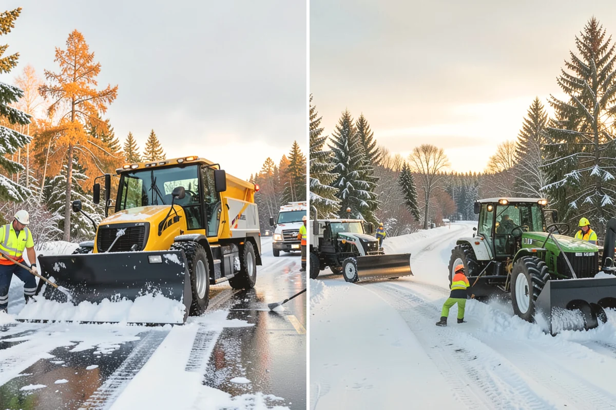 Downtown Snow Hauling in Anacortes, Skagit County, WA - We survey streetfronts, loading zones, and crossings