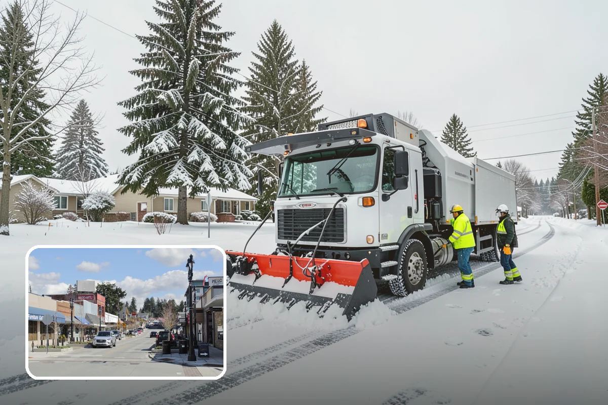Downtown Snow Hauling in Bothell, King County, WA - Removes snow where no on-site space exists