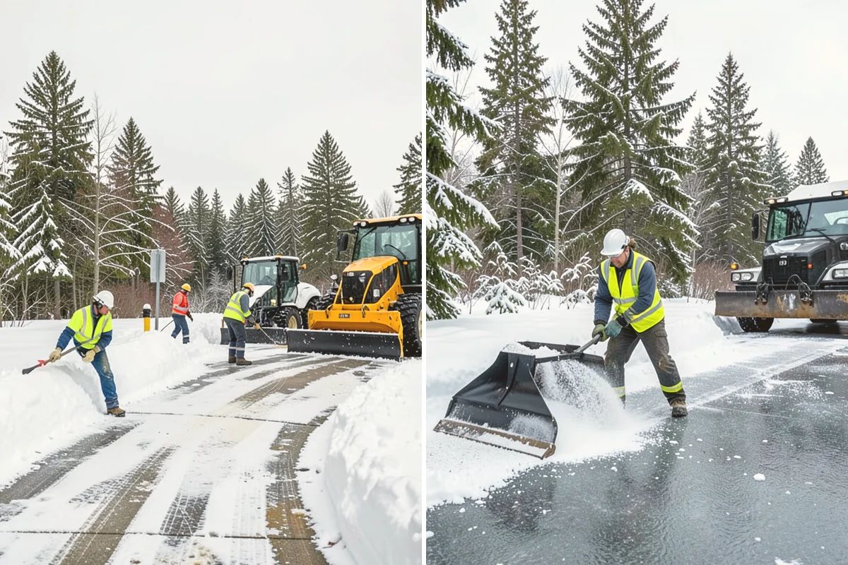 Downtown Snow Hauling in Brier, Snohomish County, WA - We survey streetfronts, loading zones, and crossings