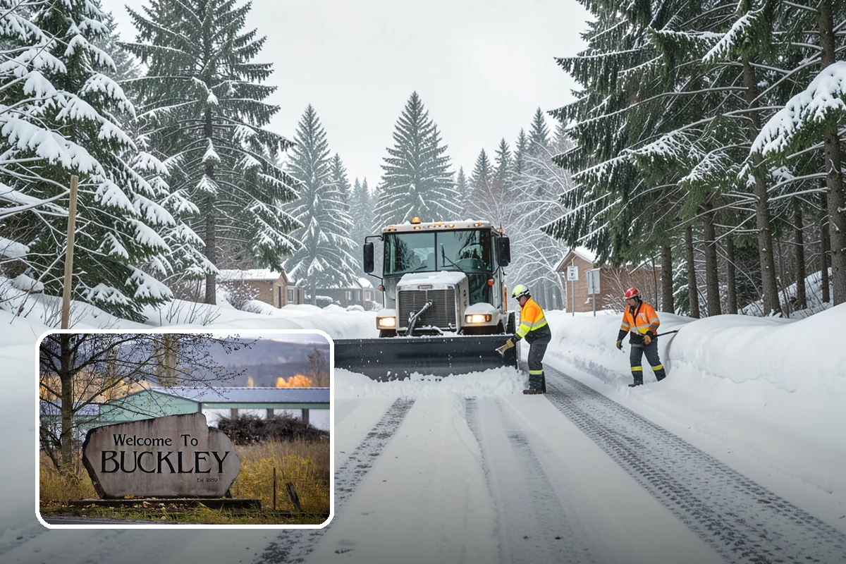 Downtown Snow Hauling in Buckley, Pierce County, WA - Removes snow where no on-site space exists