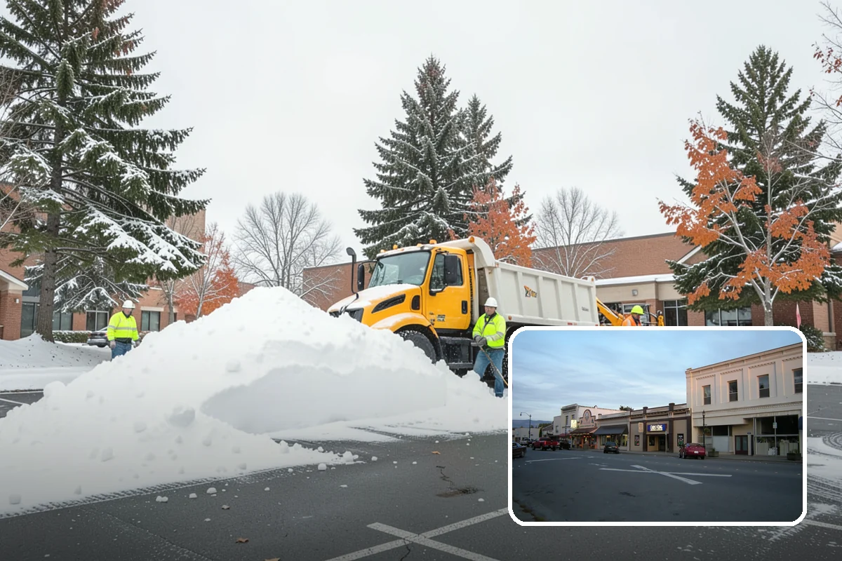 Downtown Snow Hauling in Burlington, Skagit County, WA - Removes snow where no on-site space exists