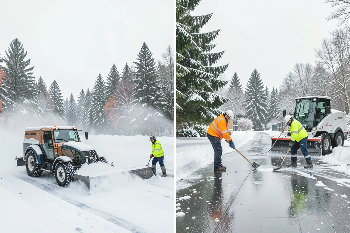 Downtown Snow Hauling in Carnation, King County, WA - We survey streetfronts, loading zones, and crossings