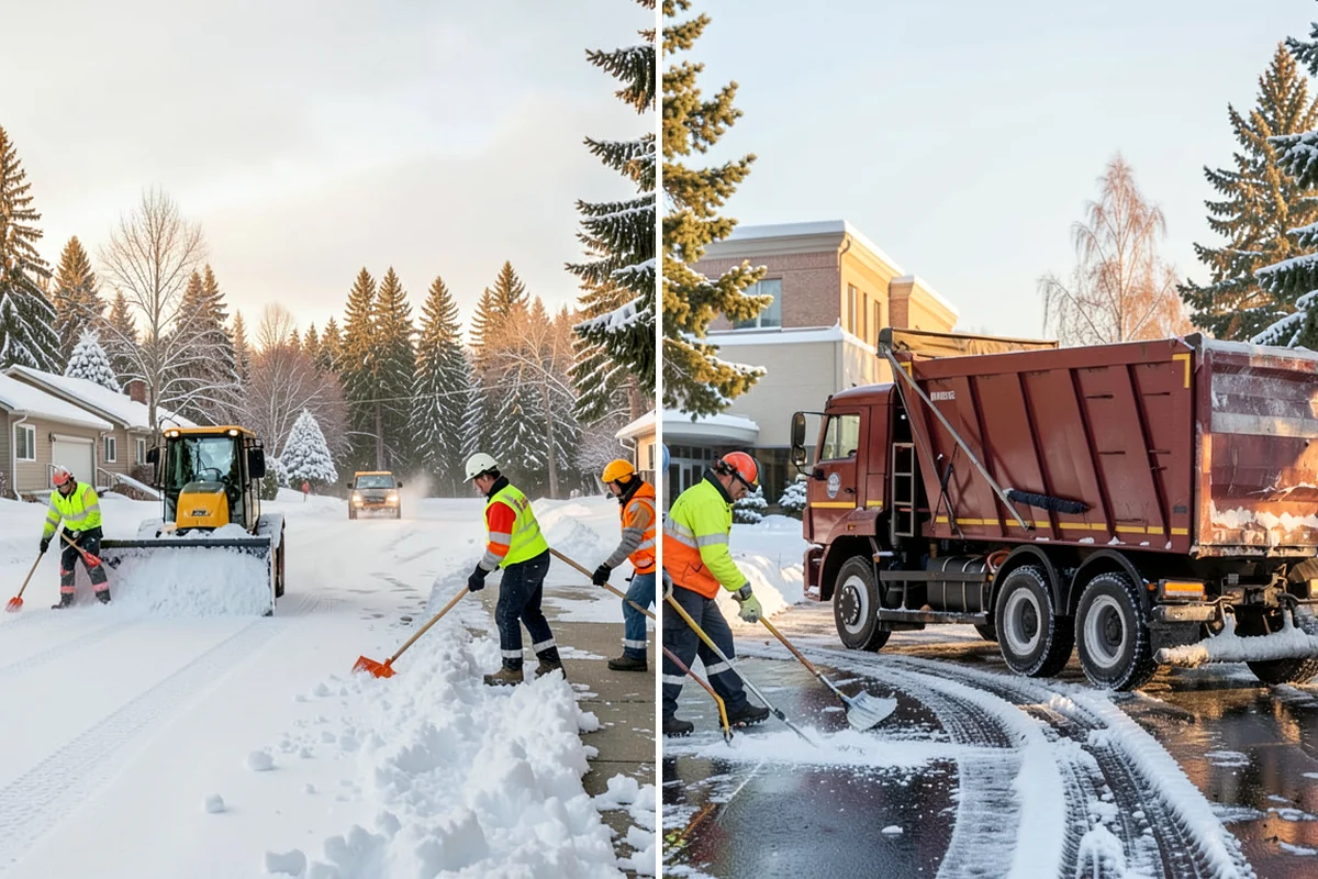 Downtown Snow Hauling in Clyde Hill, King County, WA - We survey streetfronts, loading zones, and crossings