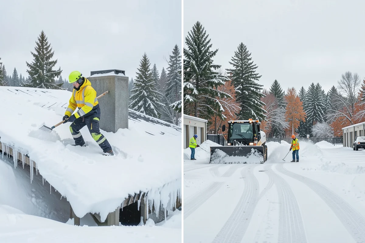 Downtown Snow Hauling in Coupeville, Island County, WA - We survey streetfronts, loading zones, and crossings