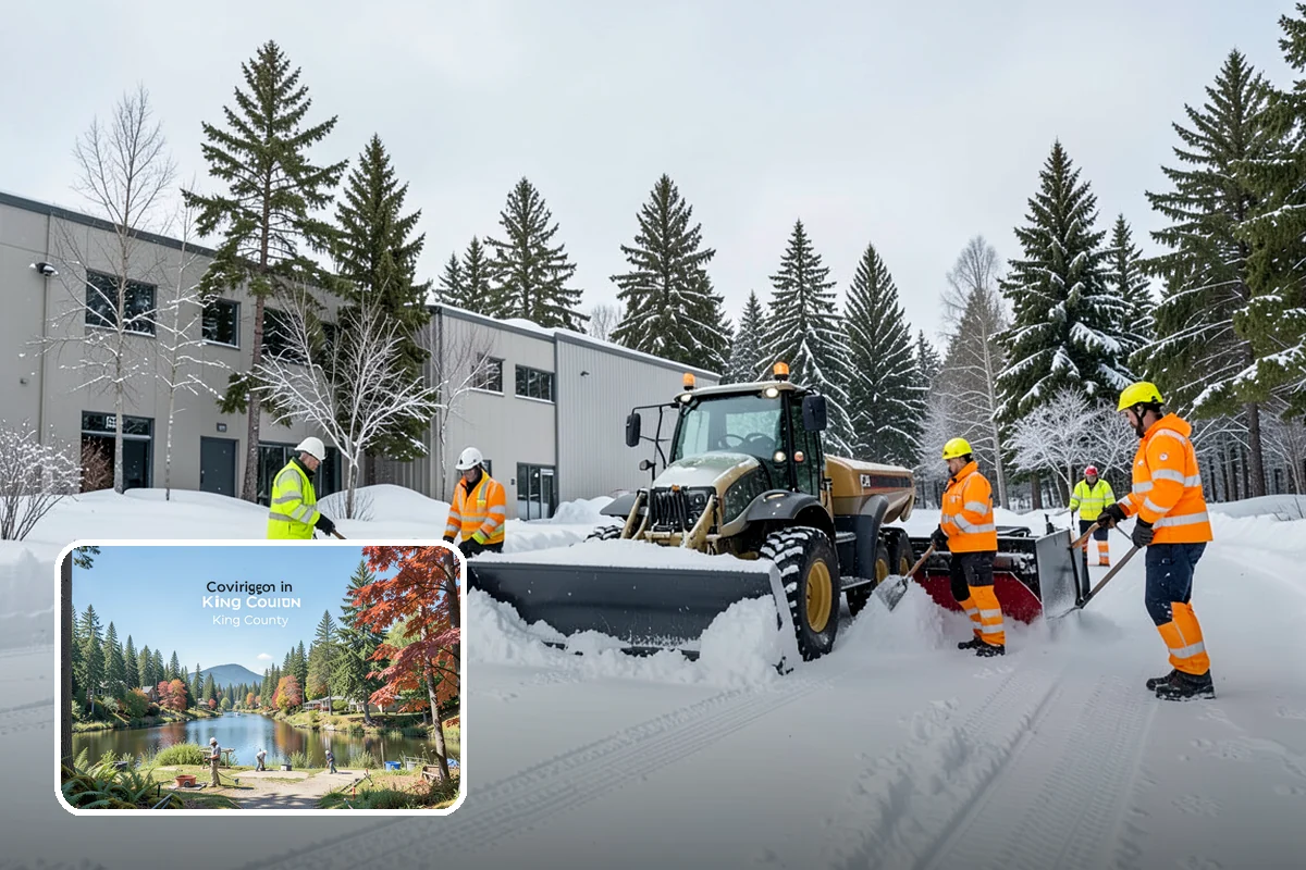 Downtown Snow Hauling in Covington, King County, WA - Removes snow where no on-site space exists