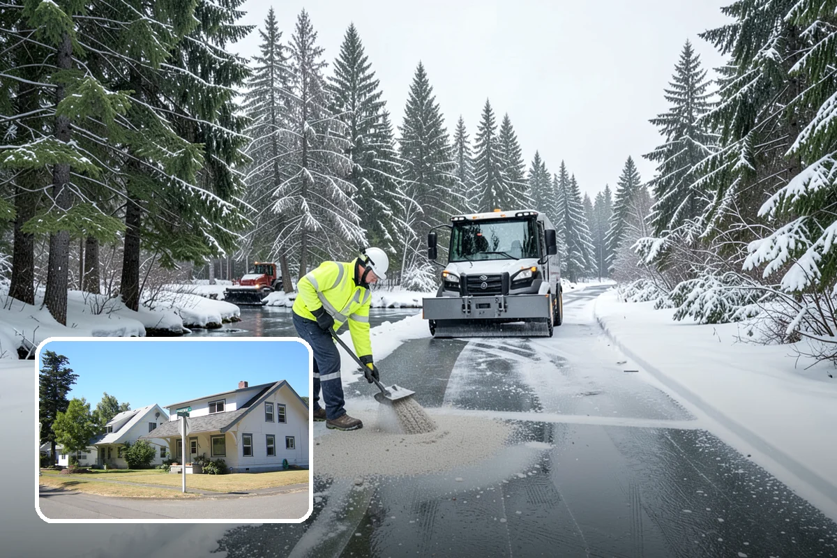 Downtown Snow Hauling in DuPont, Pierce County, WA - Removes snow where no on-site space exists