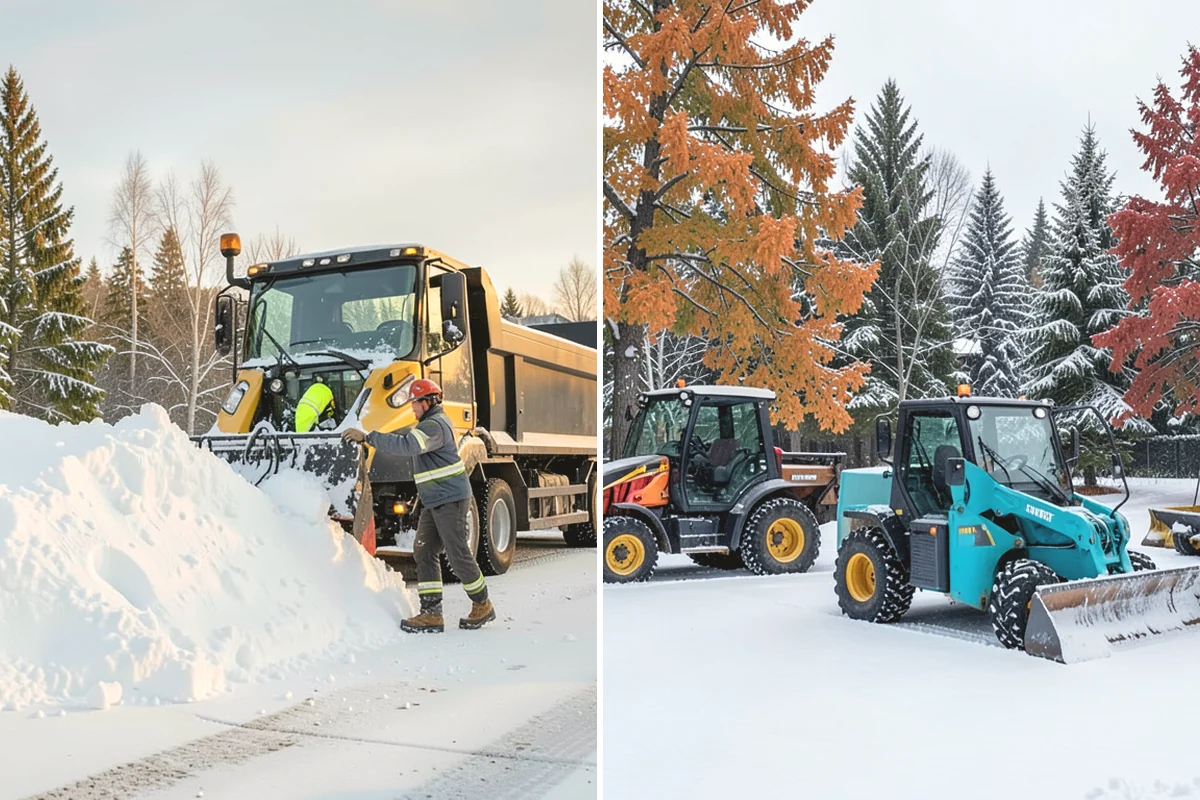 Downtown Snow Hauling in Duvall, King County, WA - We survey streetfronts, loading zones, and crossings