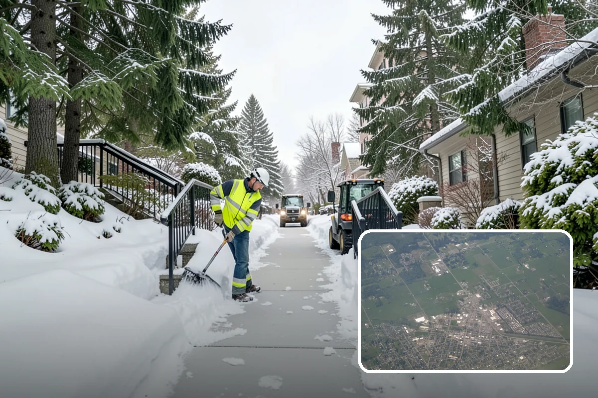 Downtown Snow Hauling in Enumclaw, King County, WA - Removes snow where no on-site space exists