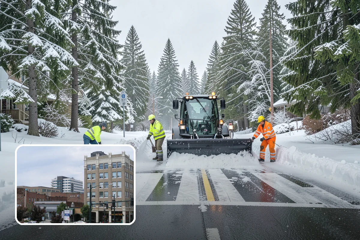 Downtown Snow Hauling in Everett, Snohomish County, WA - Removes snow where no on-site space exists