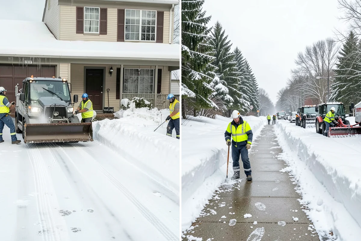 Downtown Snow Hauling in Everett, Snohomish County, WA - We survey streetfronts, loading zones, and crossings