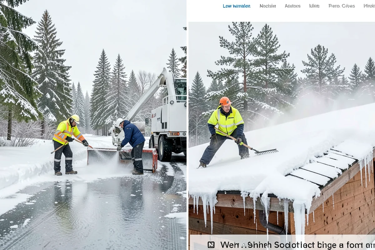 Downtown Snow Hauling in Federal Way, King County, WA - We survey streetfronts, loading zones, and crossings