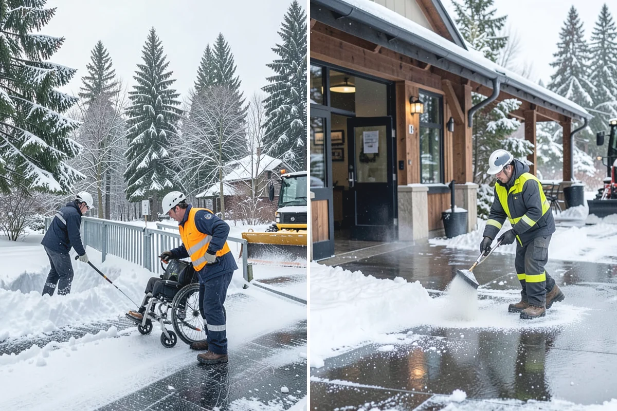 Downtown Snow Hauling in Granite Falls, Snohomish County, WA - We survey streetfronts, loading zones, and crossings