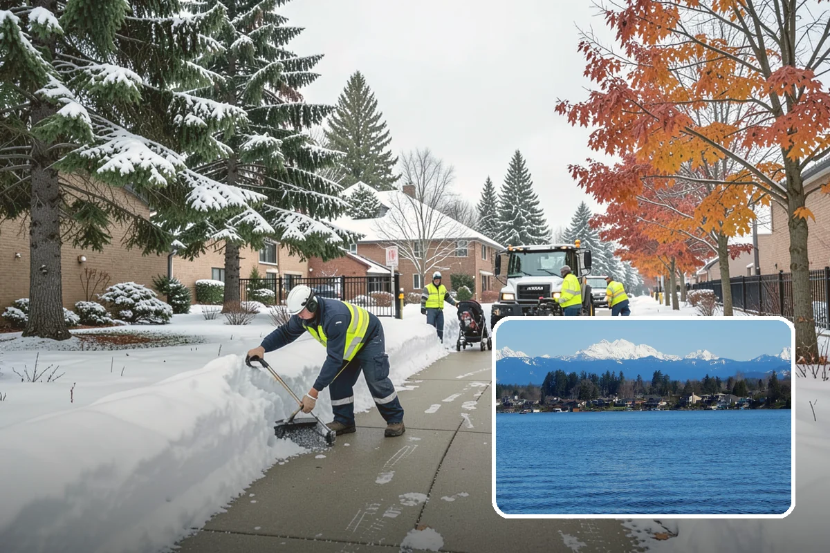 Downtown Snow Hauling in Lake Stevens, Snohomish County, WA - Removes snow where no on-site space exists