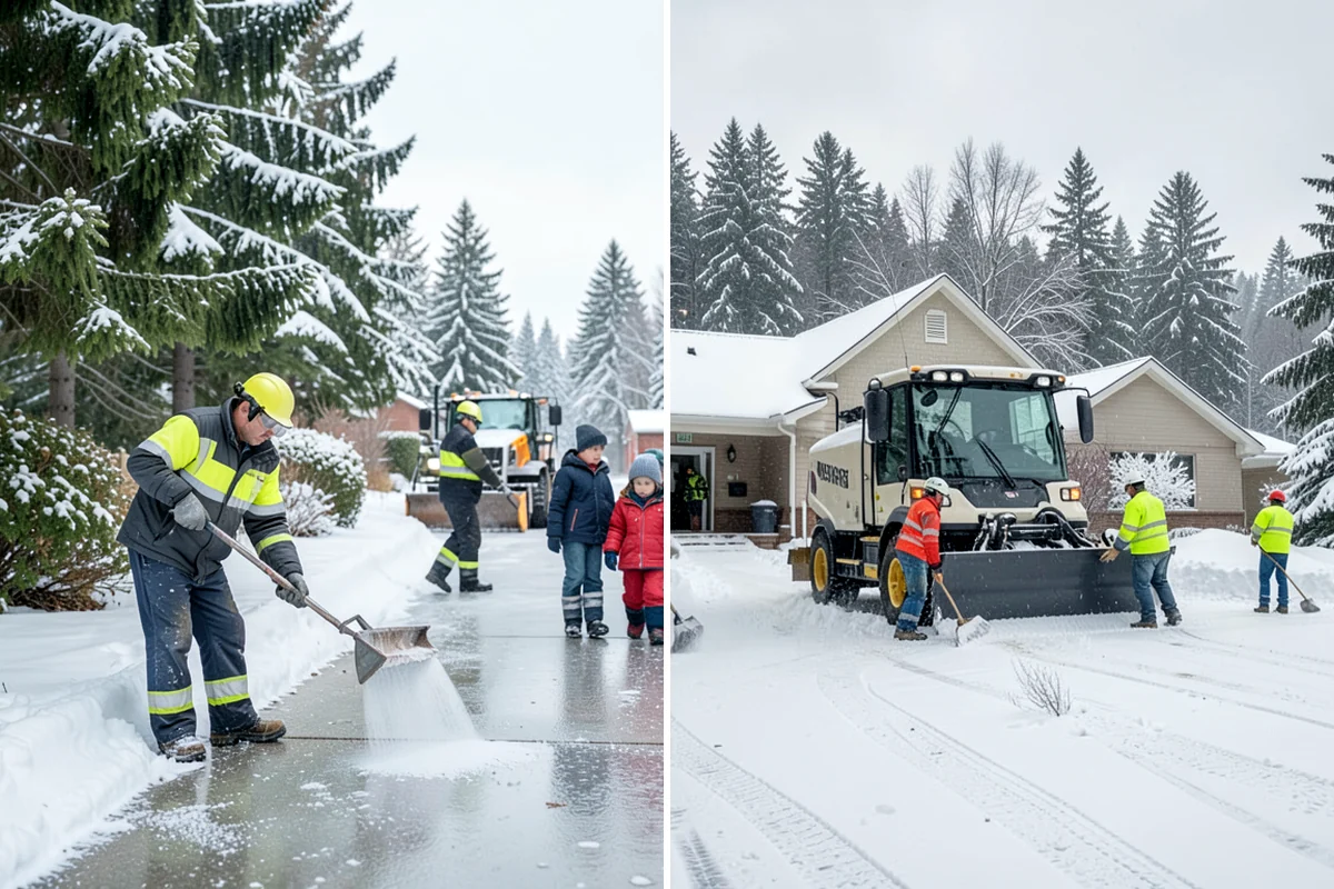 Downtown Snow Hauling in Lakewood, Pierce County, WA - We survey streetfronts, loading zones, and crossings