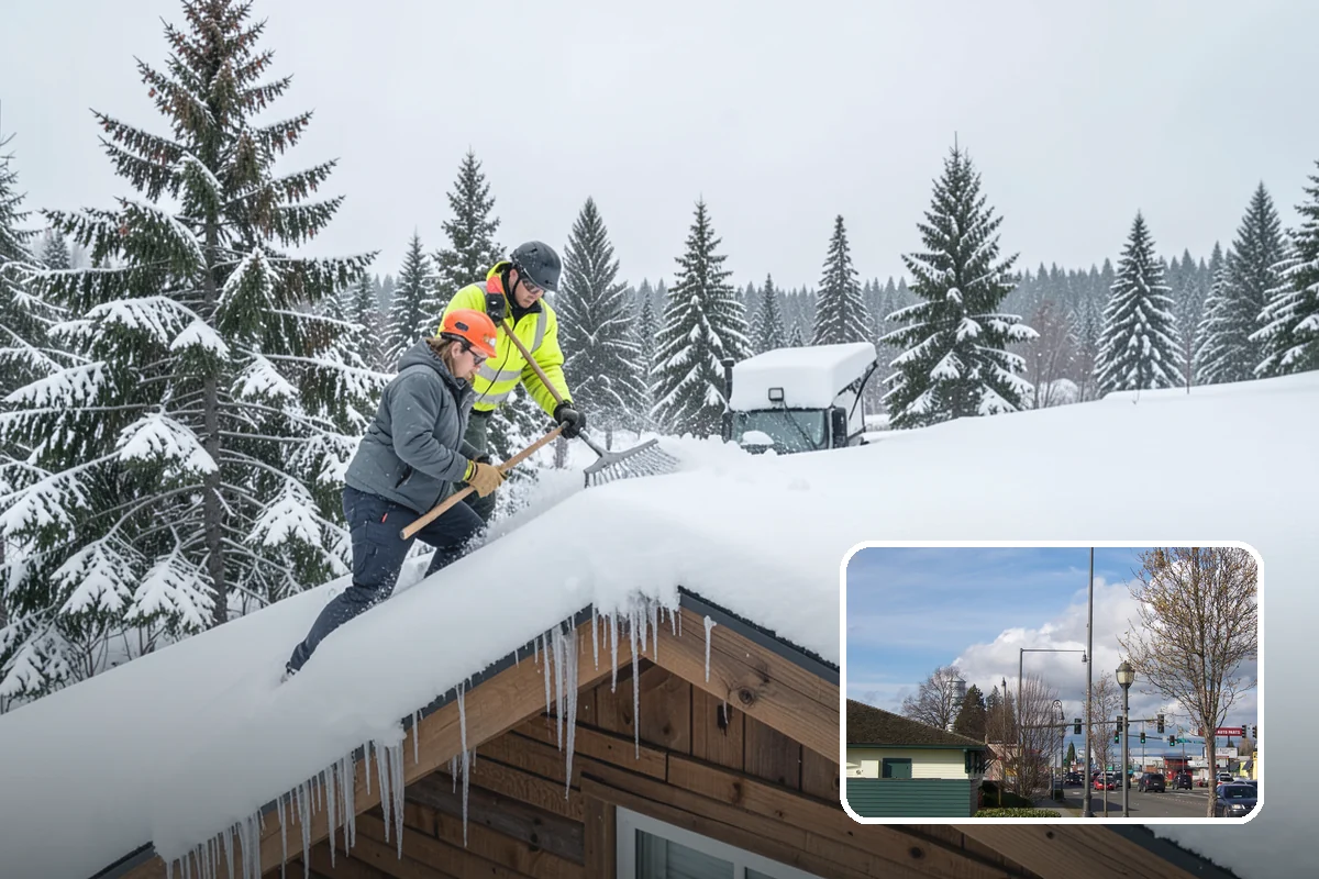 Downtown Snow Hauling in Marysville, Snohomish County, WA - Removes snow where no on-site space exists