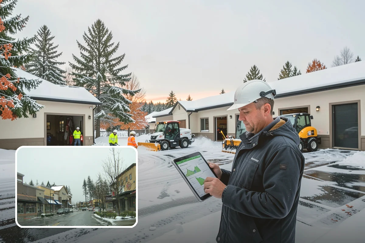 Downtown Snow Hauling in Mill Creek, Snohomish County, WA - Removes snow where no on-site space exists