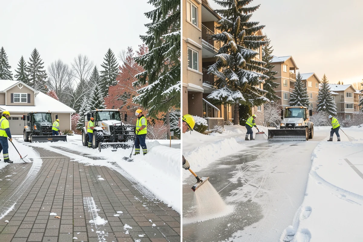 Downtown Snow Hauling in Mill Creek, Snohomish County, WA - We survey streetfronts, loading zones, and crossings