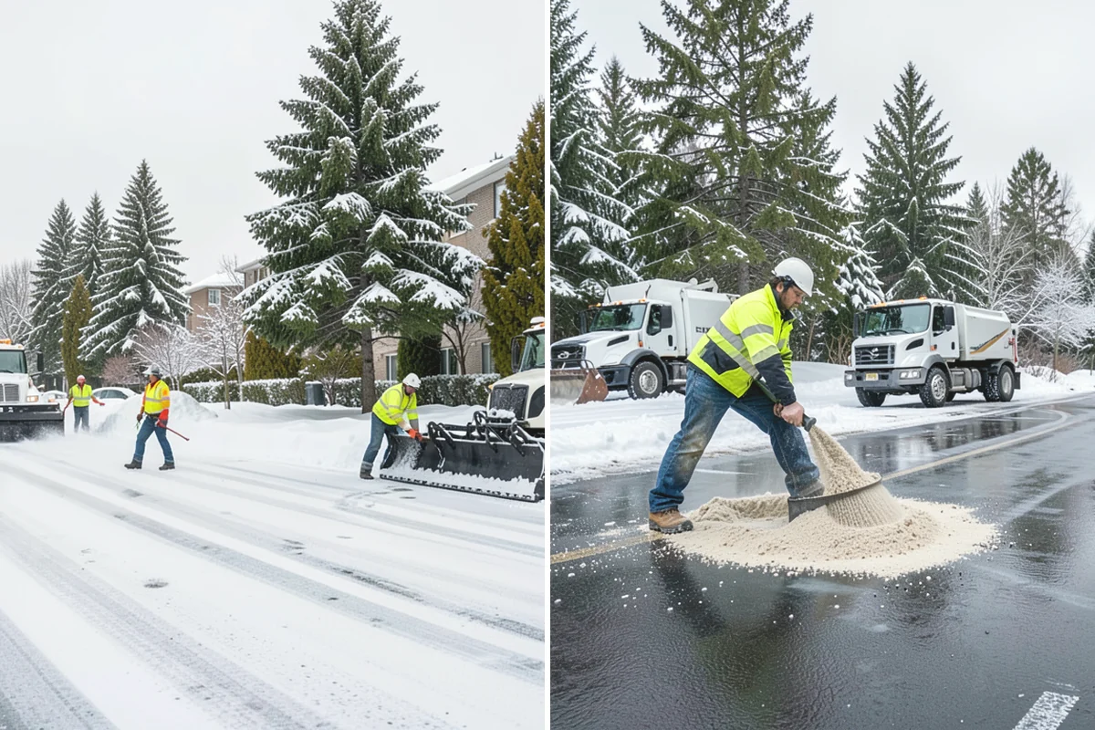 Downtown Snow Hauling in Monroe, Snohomish County, WA - We survey streetfronts, loading zones, and crossings