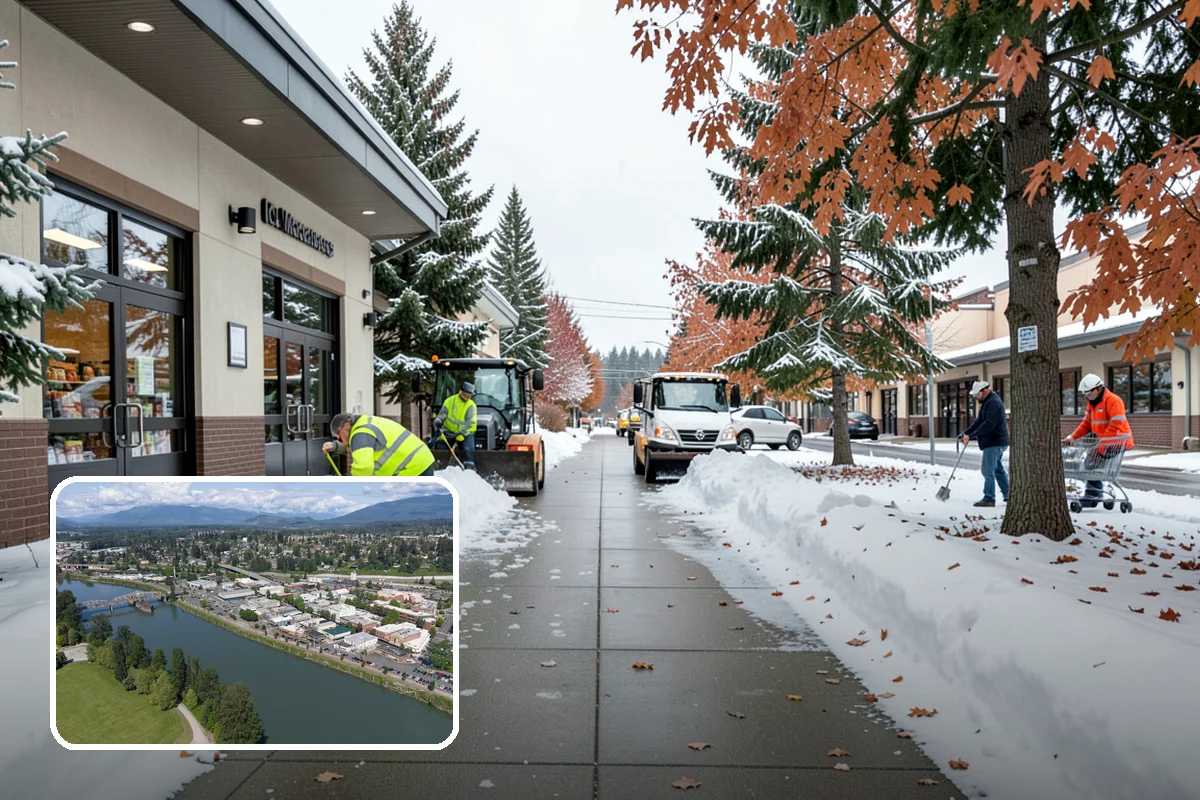 Downtown Snow Hauling in Mount Vernon, Skagit County, WA - Removes snow where no on-site space exists