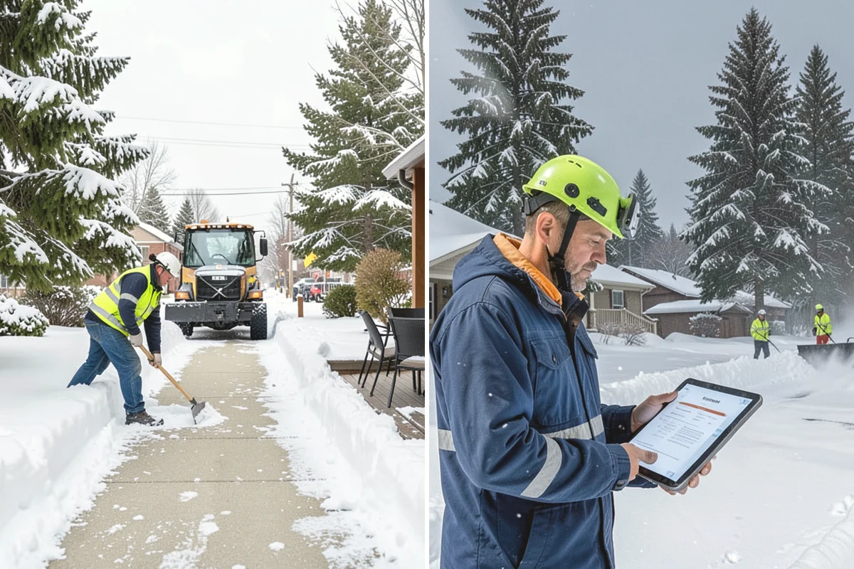 Downtown Snow Hauling in Mukilteo, Snohomish County, WA - We survey streetfronts, loading zones, and crossings
