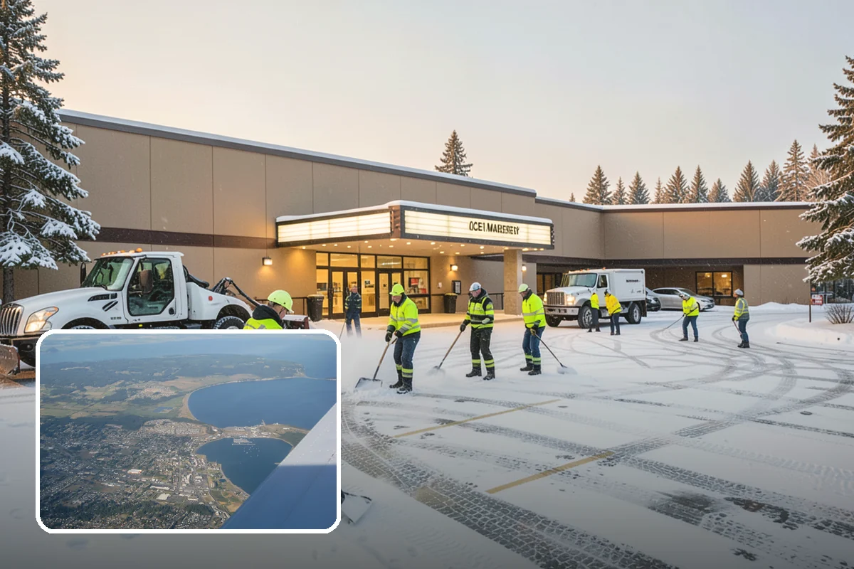Downtown Snow Hauling in Oak Harbor, Island County, WA - Removes snow where no on-site space exists