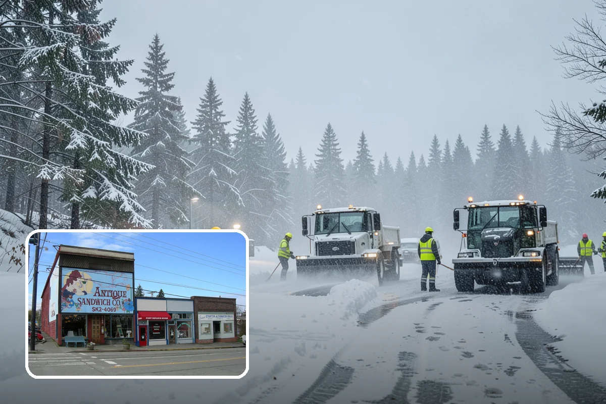 Downtown Snow Hauling in Ruston, Pierce County, WA - Removes snow where no on-site space exists