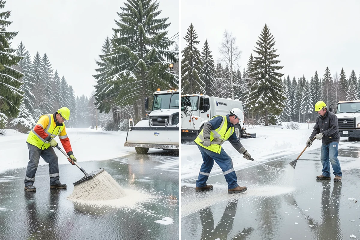 Downtown Snow Hauling in Ruston, Pierce County, WA - We survey streetfronts, loading zones, and crossings