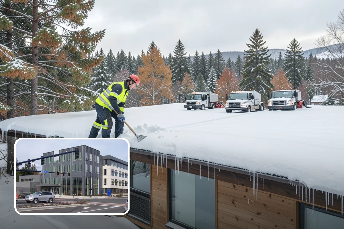 Downtown Snow Hauling in Shoreline, King County, WA - Removes snow where no on-site space exists