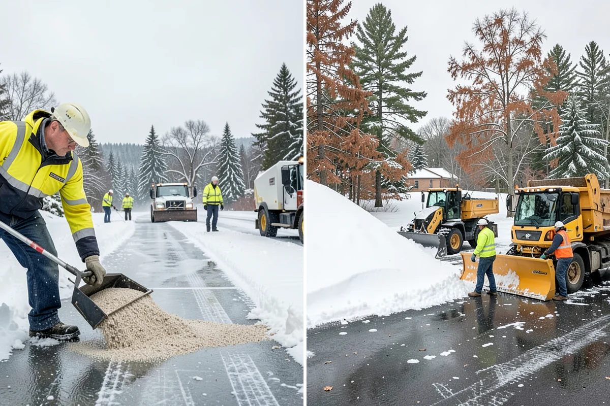 Downtown Snow Hauling in Shoreline, King County, WA - We survey streetfronts, loading zones, and crossings