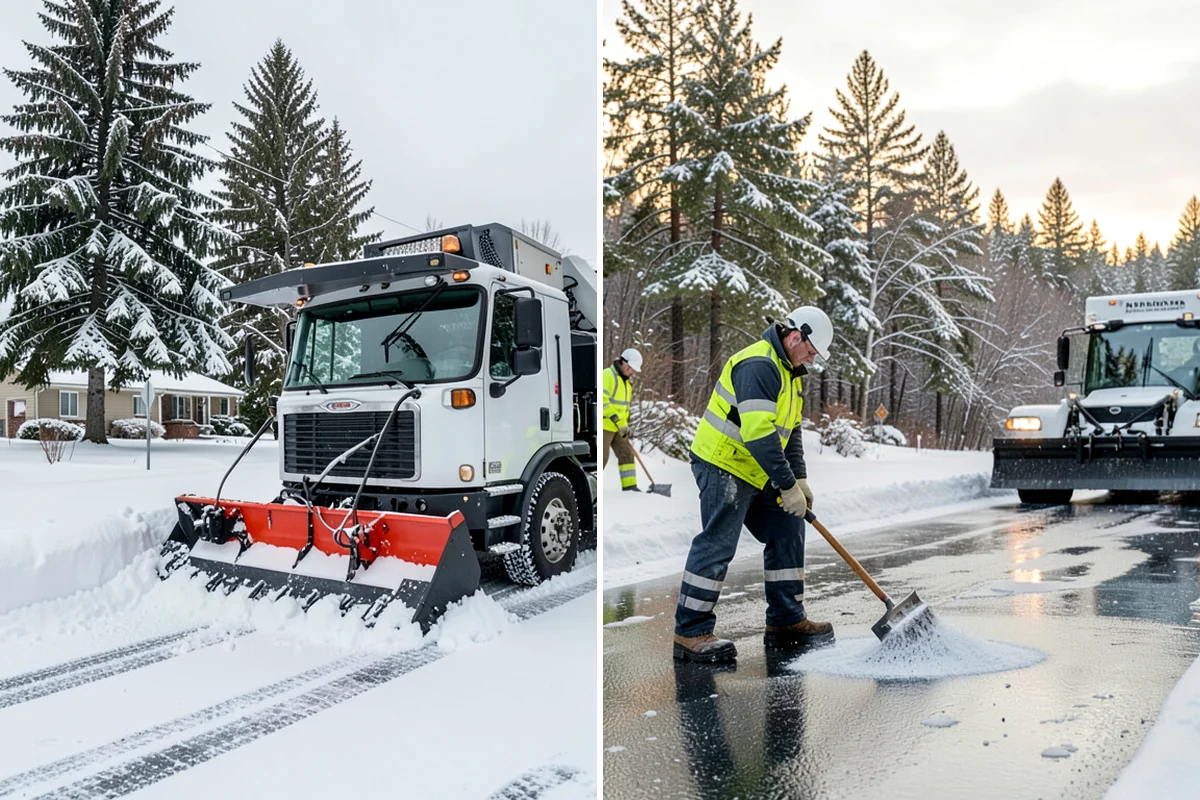 Downtown Snow Hauling in Snoqualmie, King County, WA - We survey streetfronts, loading zones, and crossings