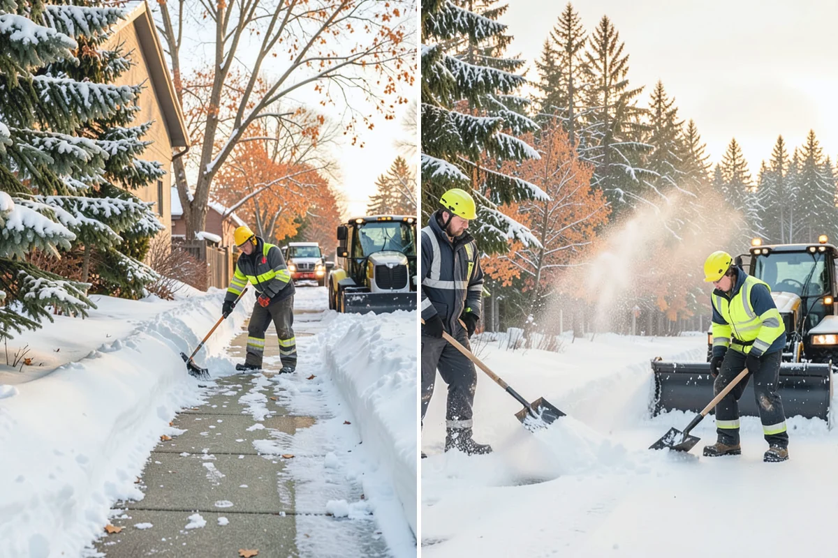 Downtown Snow Hauling in South Prairie, Pierce County, WA - We survey streetfronts, loading zones, and crossings