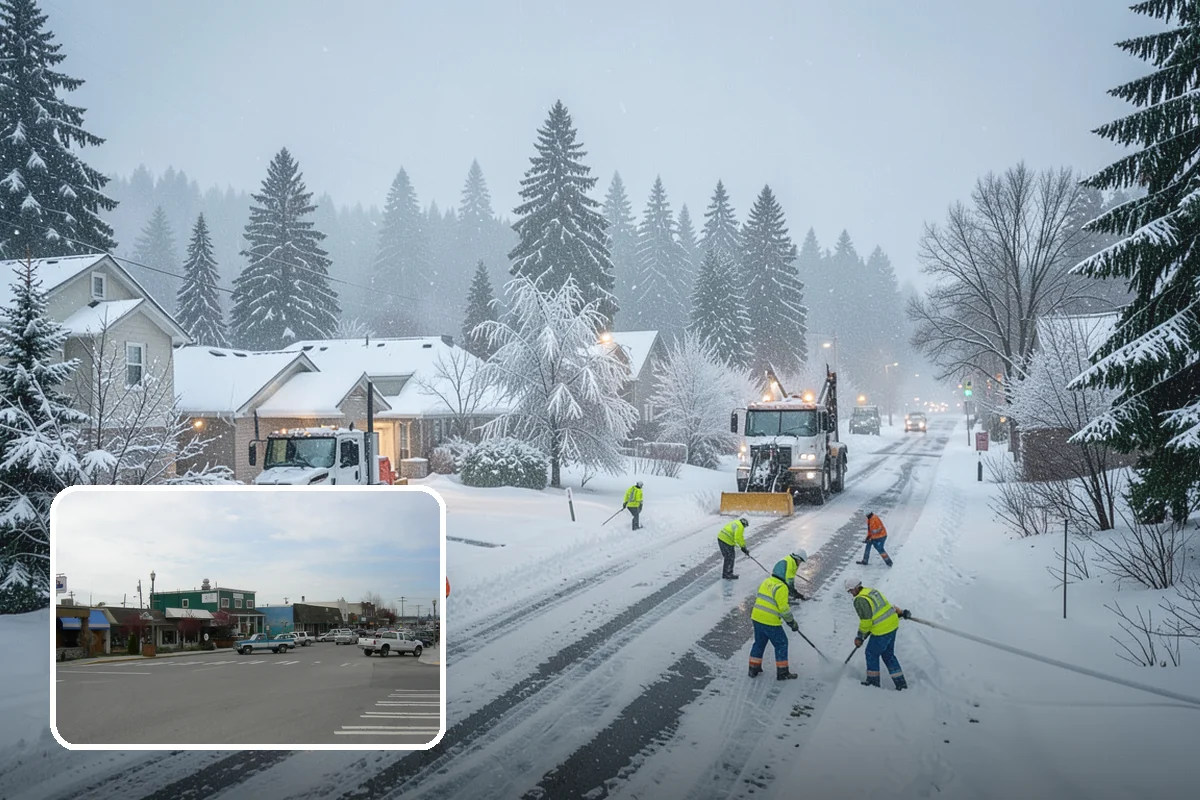 Downtown Snow Hauling in Stanwood, Snohomish County, WA - Removes snow where no on-site space exists
