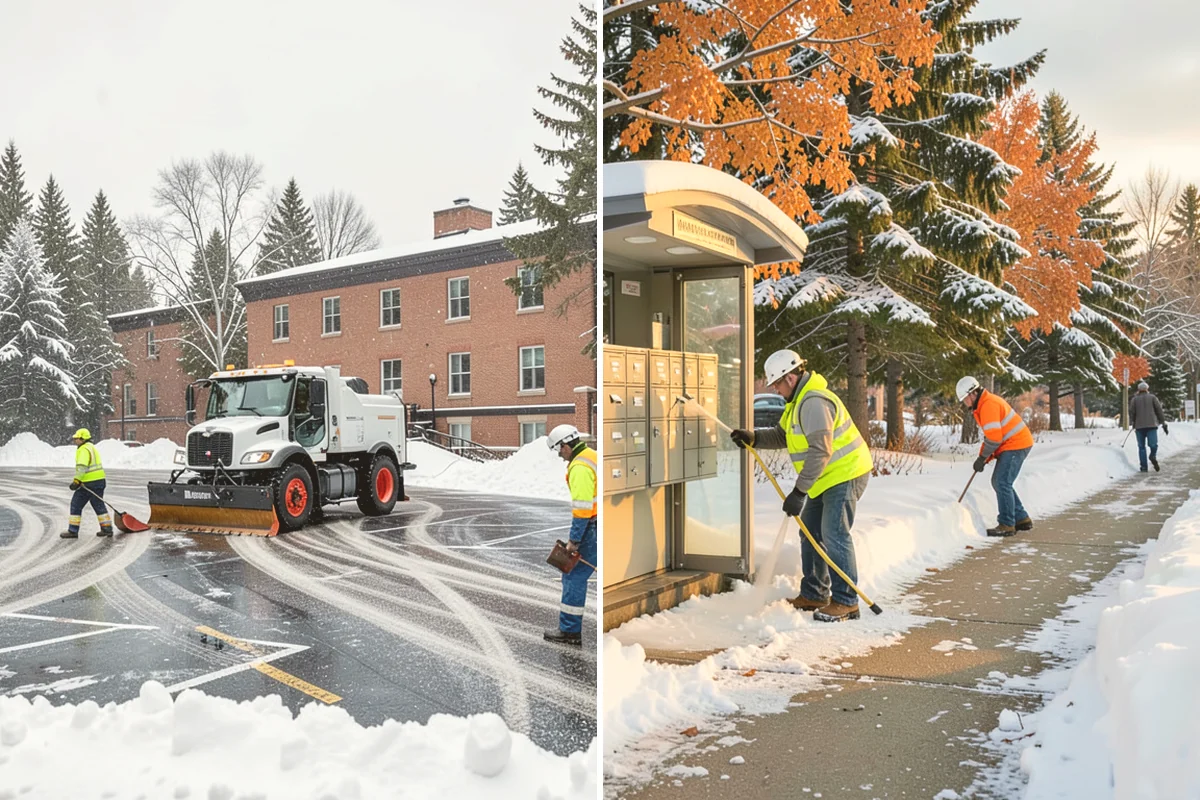 Downtown Snow Hauling in Stanwood, Snohomish County, WA - We survey streetfronts, loading zones, and crossings