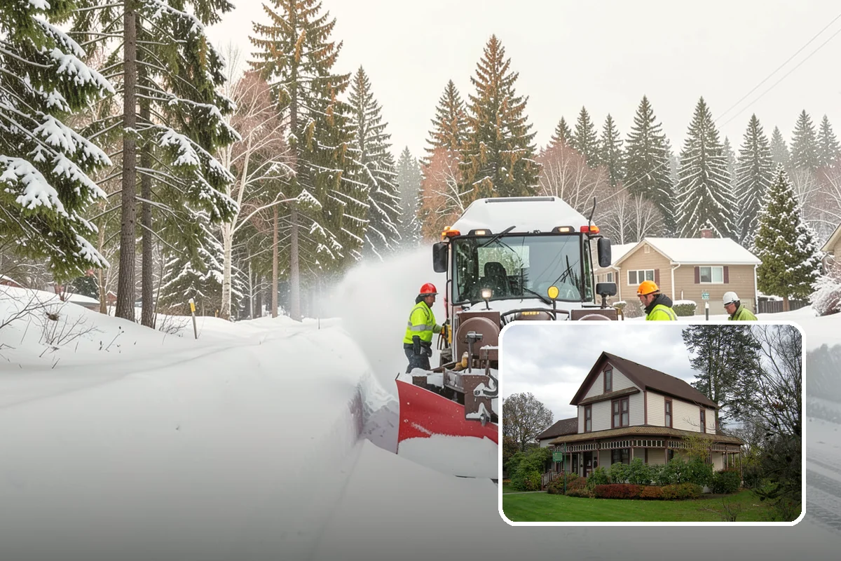 Downtown Snow Hauling in Sumner, Pierce County, WA - Removes snow where no on-site space exists