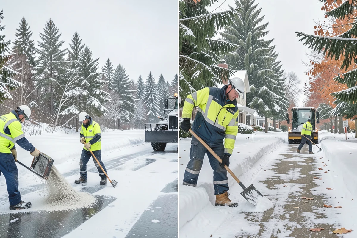 Downtown Snow Hauling in University Place, Pierce County, WA - We survey streetfronts, loading zones, and crossings