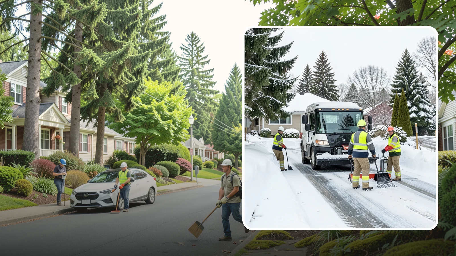 Driveway Snow Removal in Beaux Arts Village, King County, WA - We clear residential driveways so you can get to work even when your side street stays buried for days.