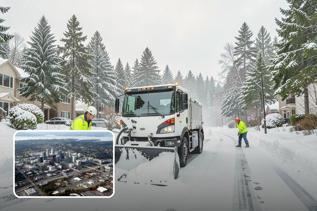 Driveway Snow Removal in Bellevue, King County, WA - Restores vehicle access when neighborhood streets remain impassable