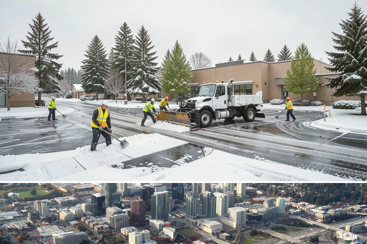 Driveway Snow Removal in Bellevue, King County, WA - Reserve driveway service in early winter so your route position is locked in before December's first lowland accumulation.