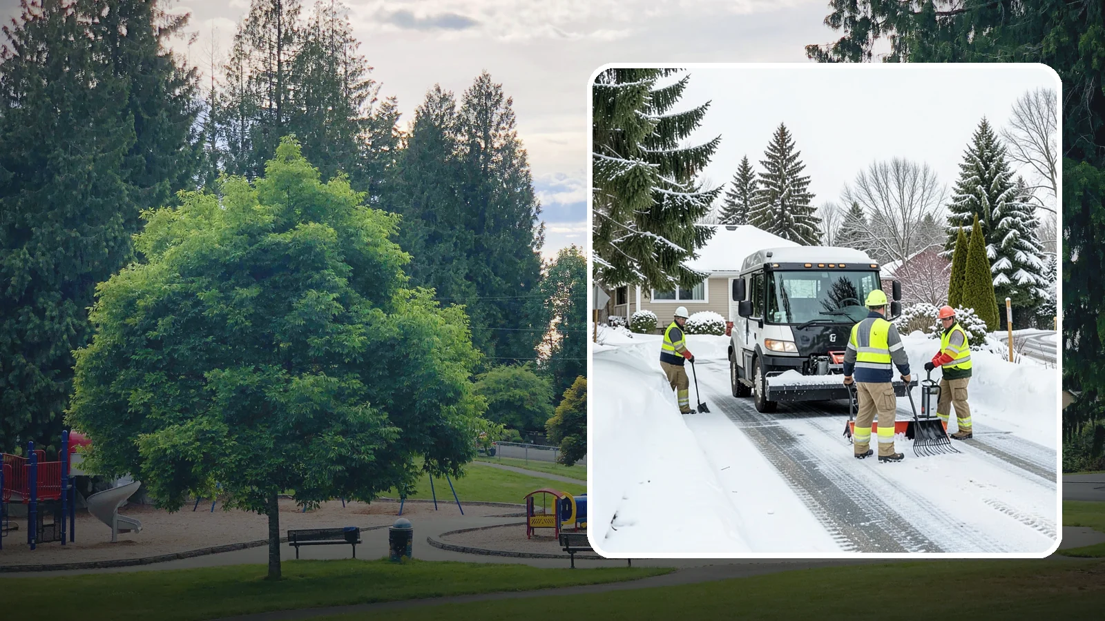 Driveway Snow Removal in Bonney Lake, Pierce County, WA - We clear residential driveways so you can get to work even when your side street stays buried for days.