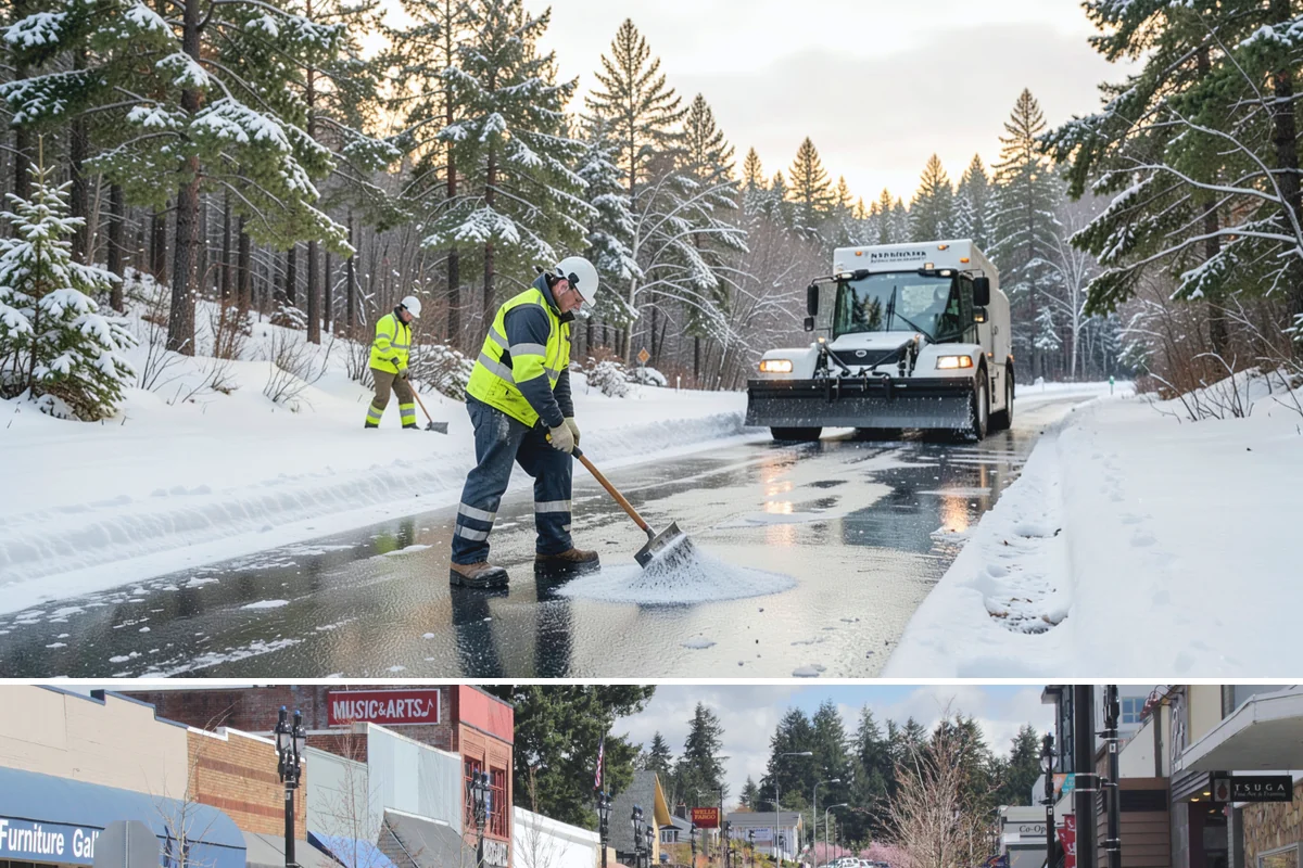 Driveway Snow Removal in Bothell, King County, WA - Reserve driveway service in early winter so your route position is locked in before December's first lowland accumulation.