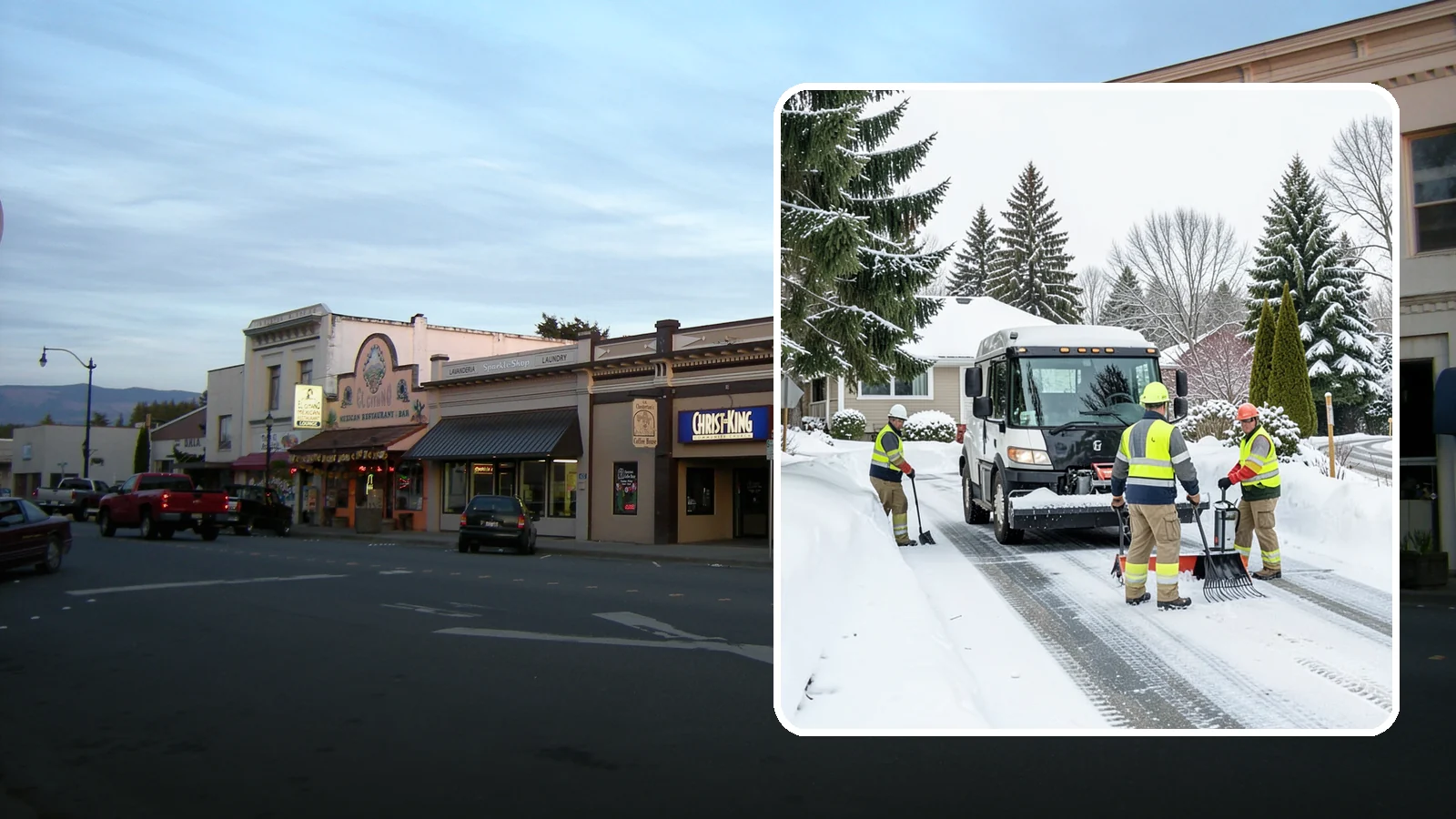 Driveway Snow Removal in Burlington, Skagit County, WA - We clear residential driveways so you can get to work even when your side street stays buried for days.