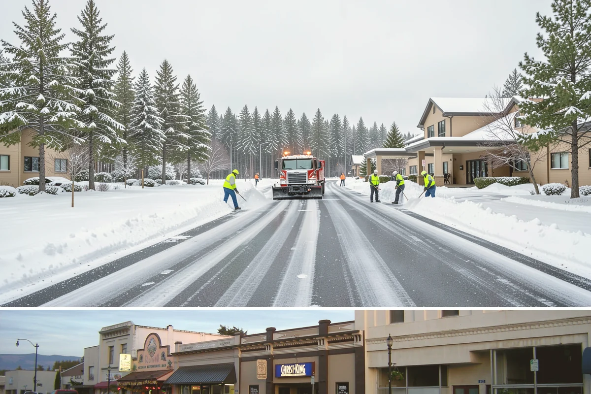 Driveway Snow Removal in Burlington, Skagit County, WA - Reserve driveway service in early winter so your route position is locked in before December's first lowland accumulation.