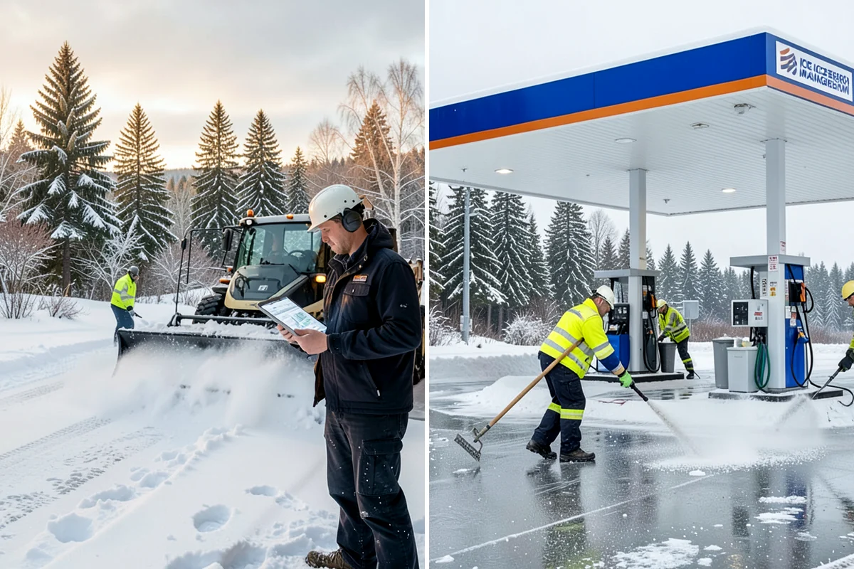 Driveway Snow Removal in Clyde Hill, King County, WA - We measure the drive length and note the surface material