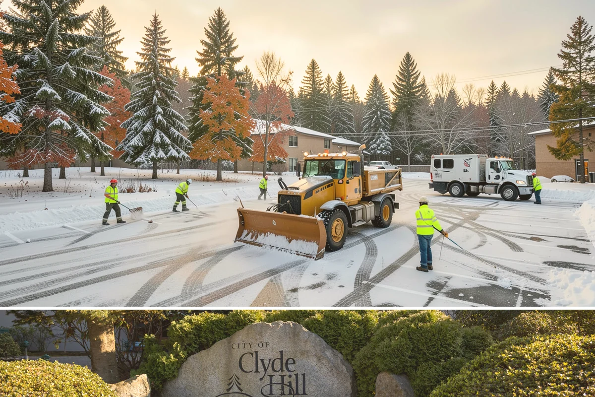 Driveway Snow Removal in Clyde Hill, King County, WA - Reserve driveway service in early winter so your route position is locked in before December's first lowland accumulation.