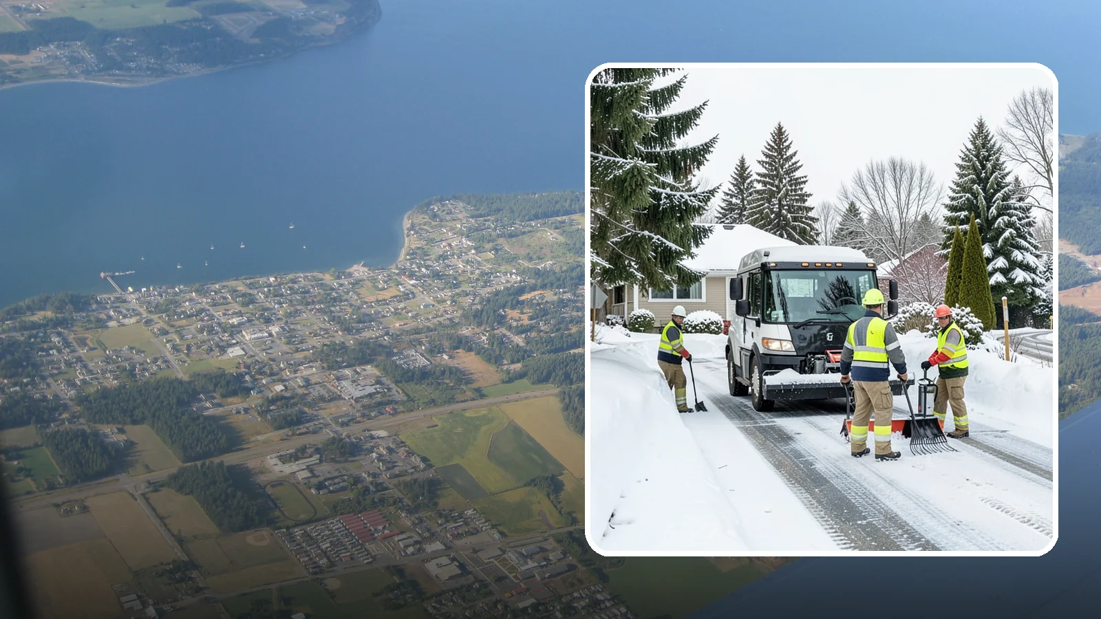 Driveway Snow Removal in Coupeville, Island County, WA - We clear residential driveways so you can get to work even when your side street stays buried for days.