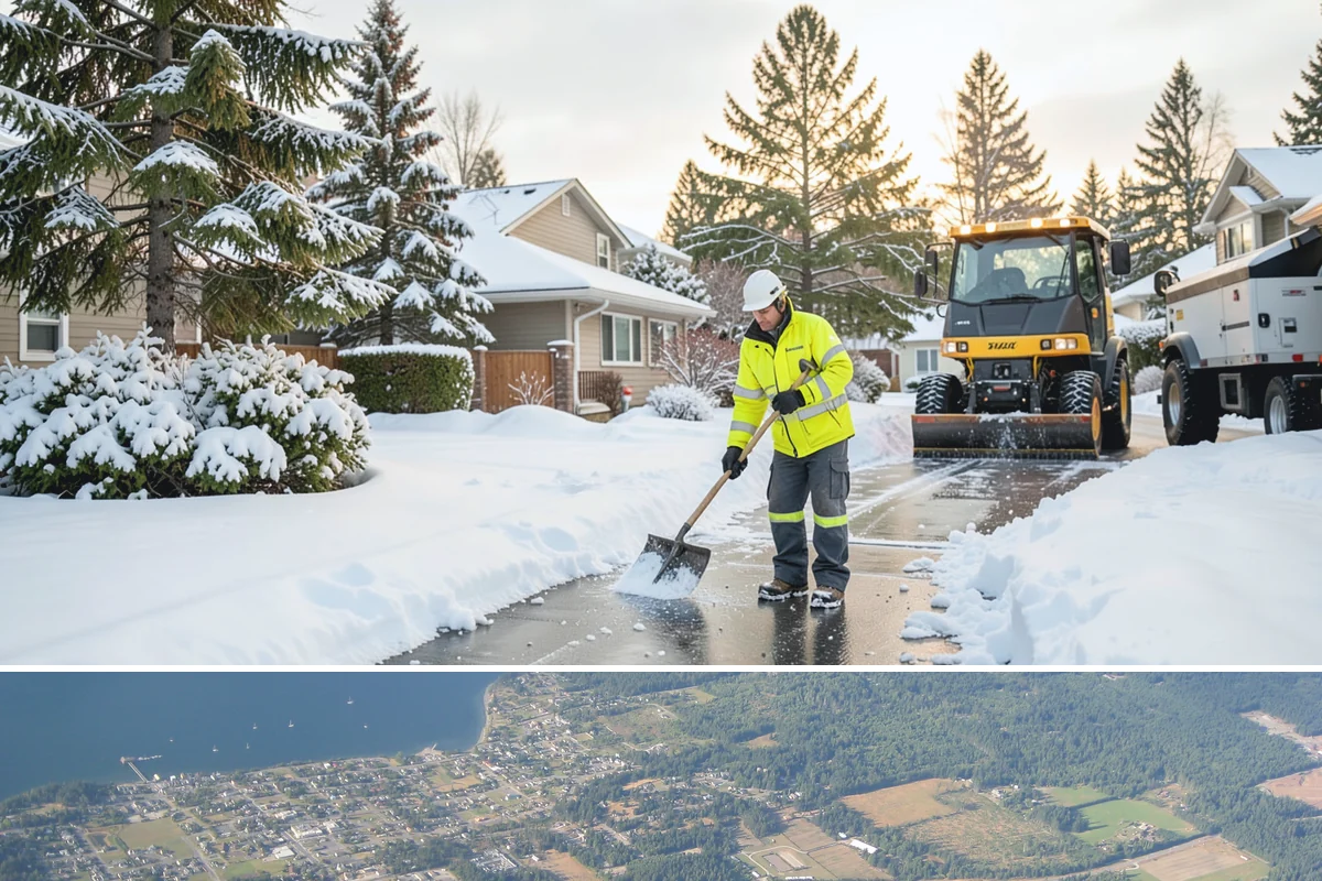 Driveway Snow Removal in Coupeville, Island County, WA - Reserve driveway service in early winter so your route position is locked in before December's first lowland accumulation.