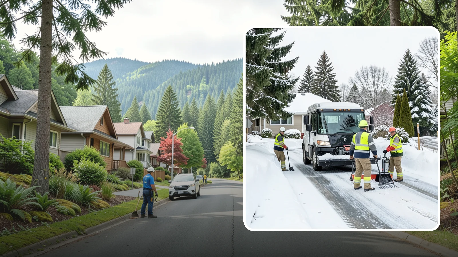 Driveway Snow Removal in Darrington, Snohomish County, WA - We clear residential driveways so you can get to work even when your side street stays buried for days.