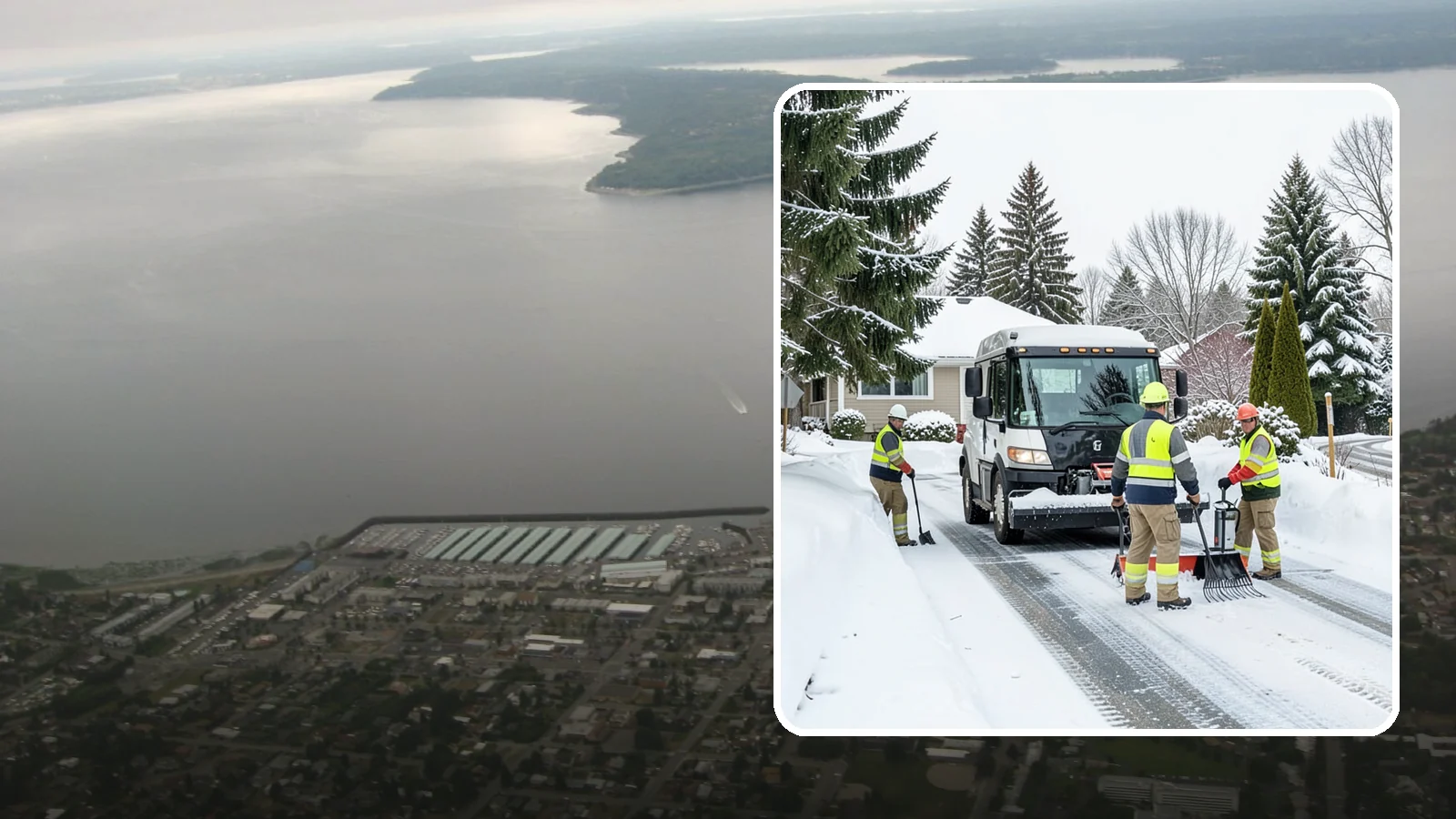 Driveway Snow Removal in Des Moines, King County, WA - We clear residential driveways so you can get to work even when your side street stays buried for days.